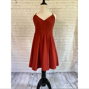 Forever 21 strappy skater dress, size large
